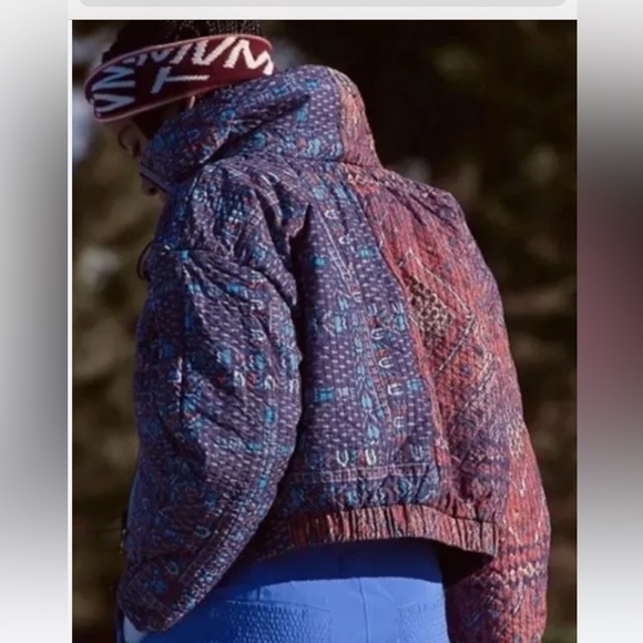 NWT Free People FP Movement Mountain Majesty quilted puffer coat jacket - Picture 3 of 6